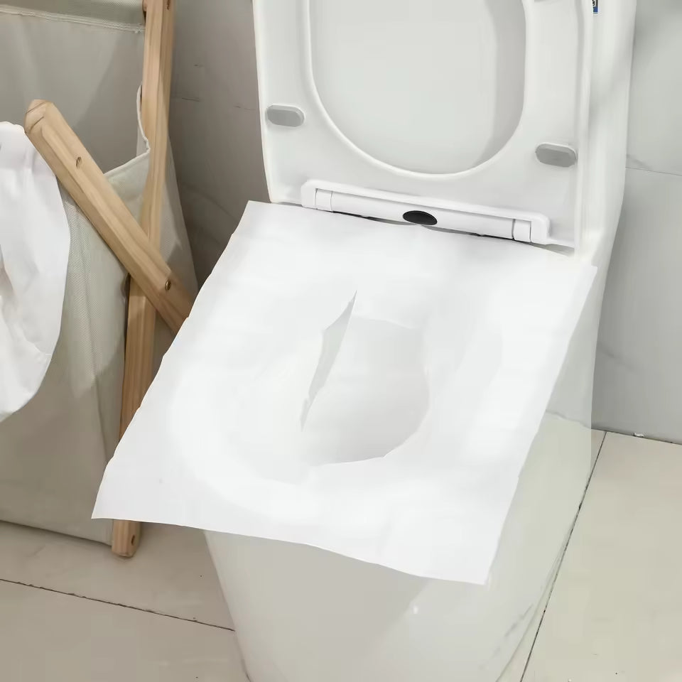 Siège toilette hygiène protection bactéries housse papier ProtoClean